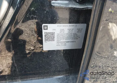 2021 Chevrolet Malibu Fwd Lt z USA, uszkodzony, nr VIN 1G1ZD5ST6MF020071